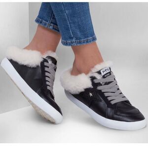 Mark Nason The Stellar Holly Casual Leather Sneakers in Black 7.5